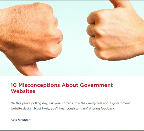 10 Misconceptions About Government Websites