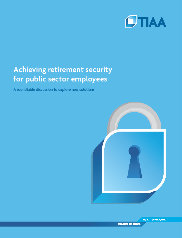 Achieving retirement security for public sector employees