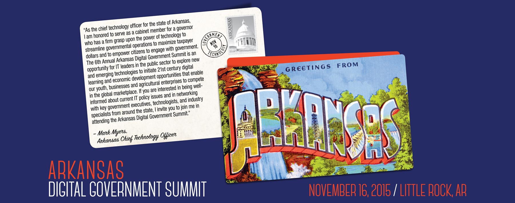 Arkansas Digital Government Summit 2015 Banner
