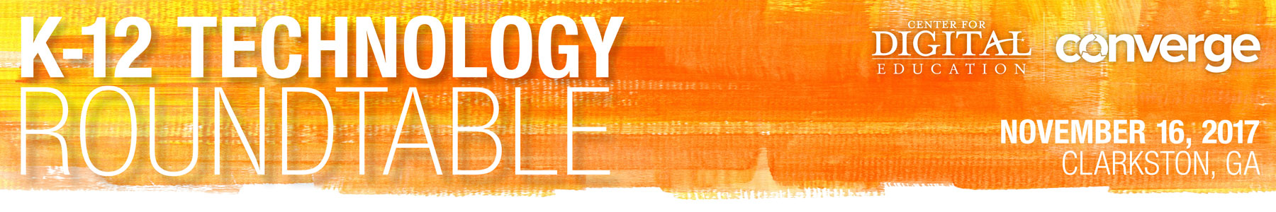 K-12 Technology Roundtable: Georgia 2017 Banner