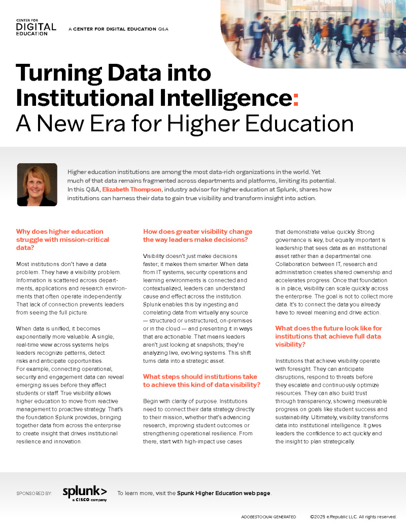 Q&A: Turning Data into Institutional Intelligence