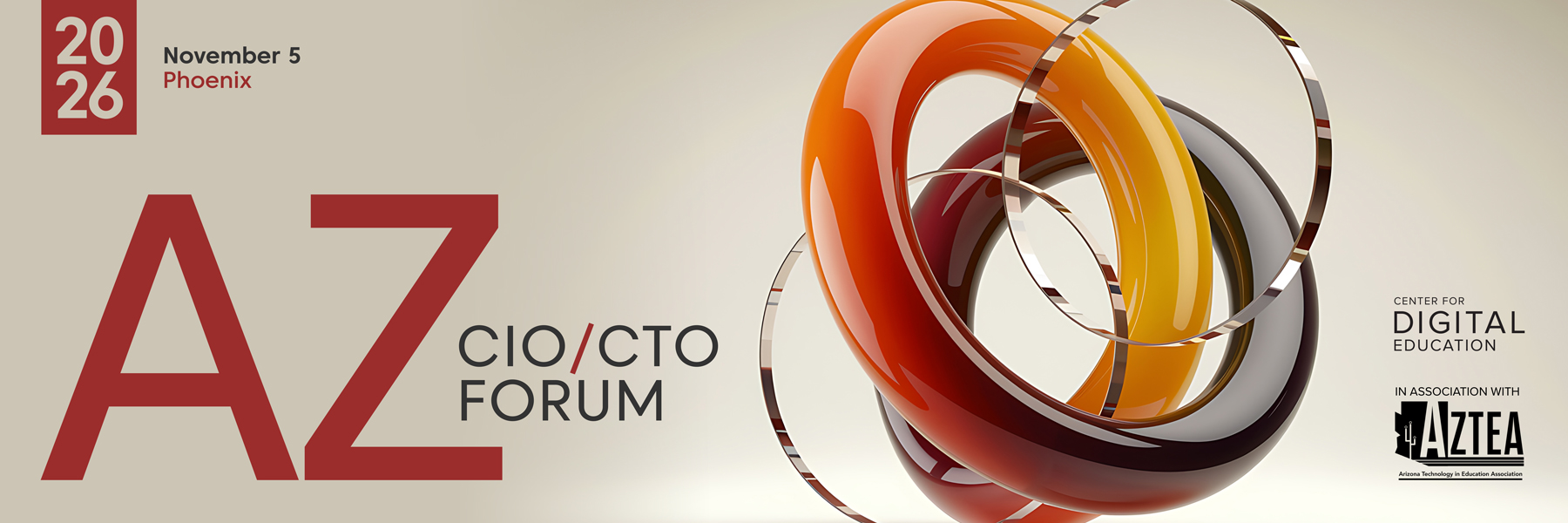 Arizona CIO/CTO Forum 2026 Banner