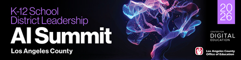K-12 School District Leadership AI Summit - Los Angeles County 2026 Banner