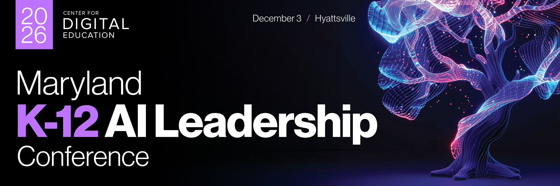 Maryland K-12 AI Leadership Conference 2026 Banner