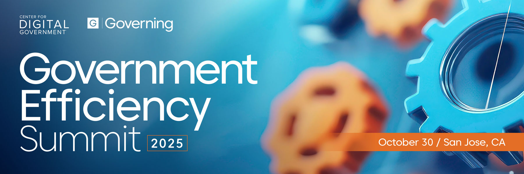 Government Efficiency Summit 2025 Banner