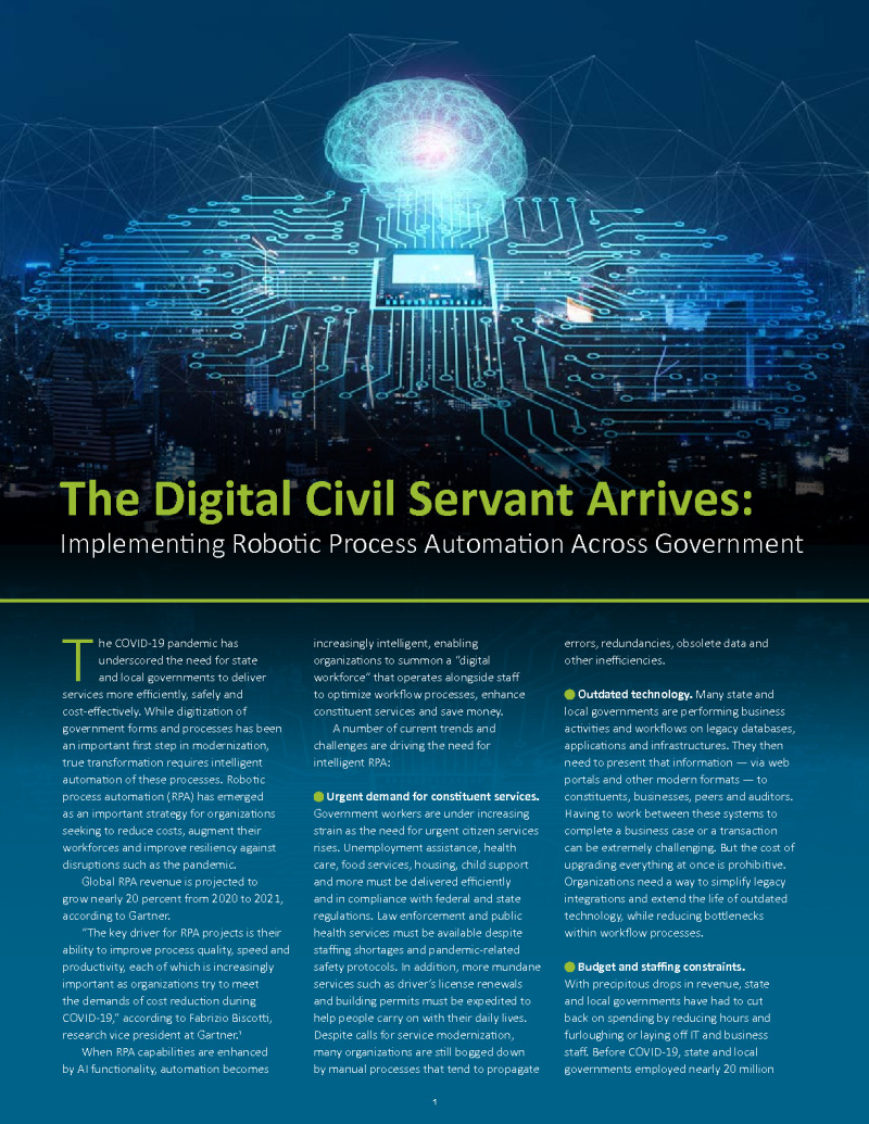 How a 'Digital Workforce' Will Transform Government