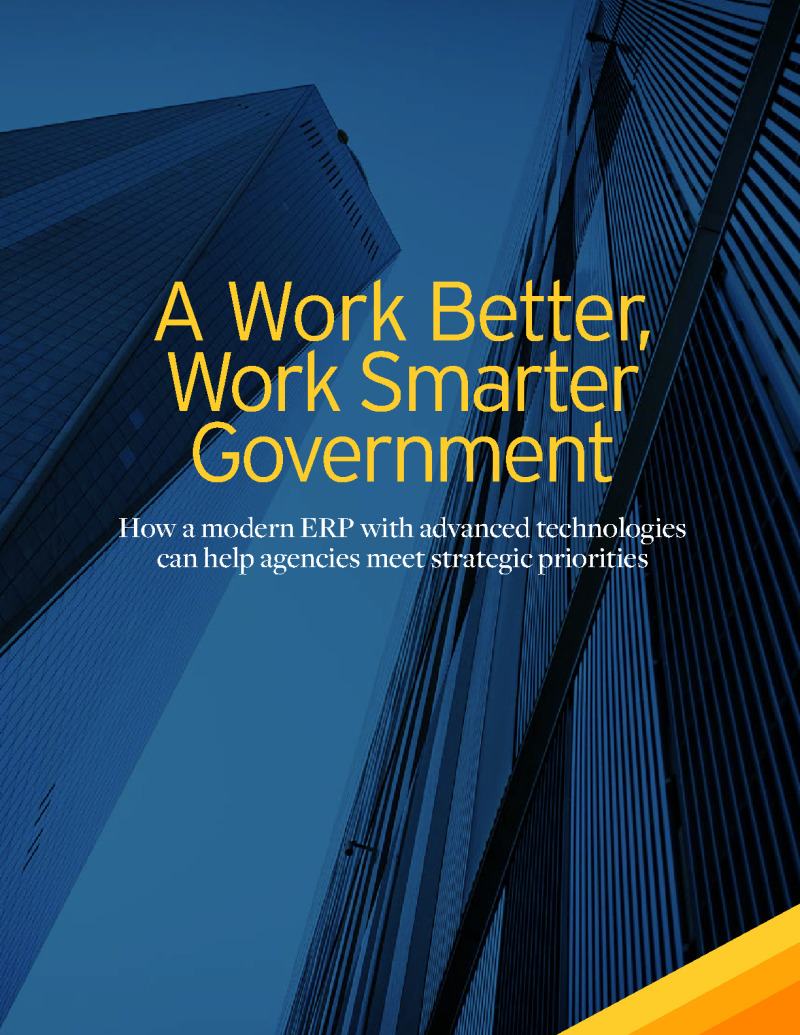 A Work Better, Work Smarter Government