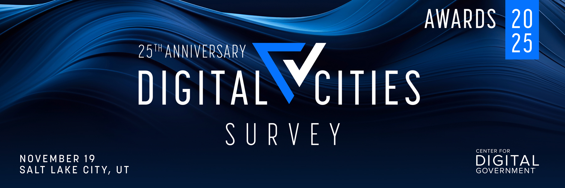 Digital Cities Survey Awards Event 2025 Banner
