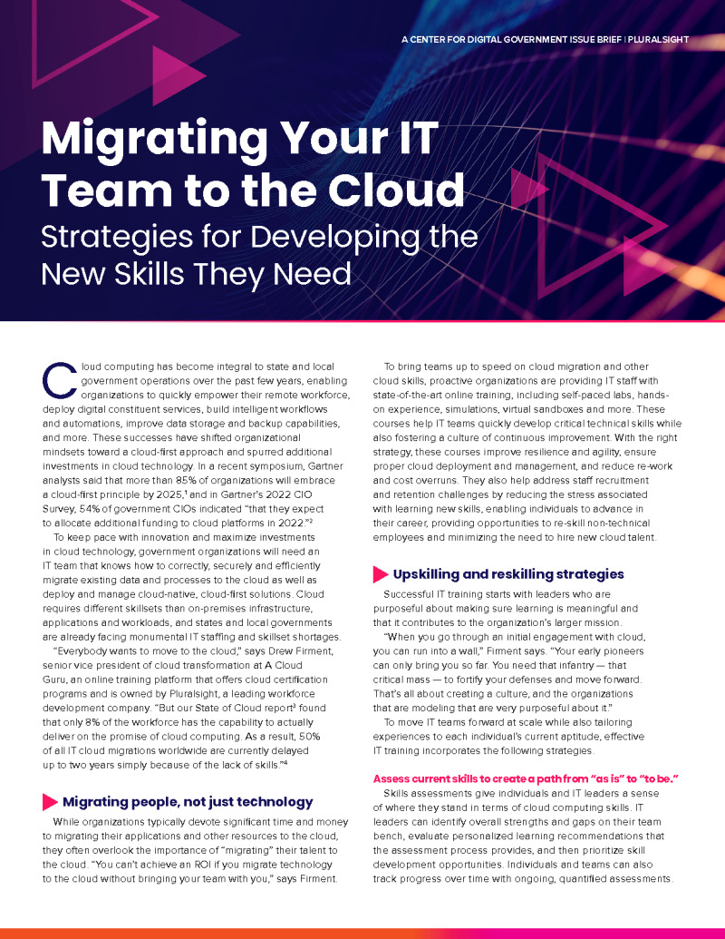 Reskilling Your IT Team on Cloud