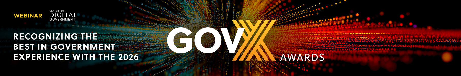 Recognizing the Best in Government Experience with the 2026 GovX Awards Banner