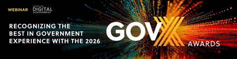Recognizing the Best in Government Experience with the 2026 GovX Awards banner