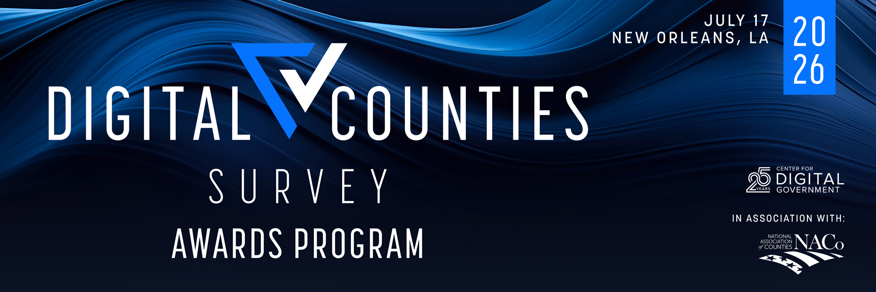 Digital Counties Survey Awards Event 2026 Banner