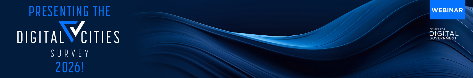 Presenting the Digital Cities Survey 2026! Banner