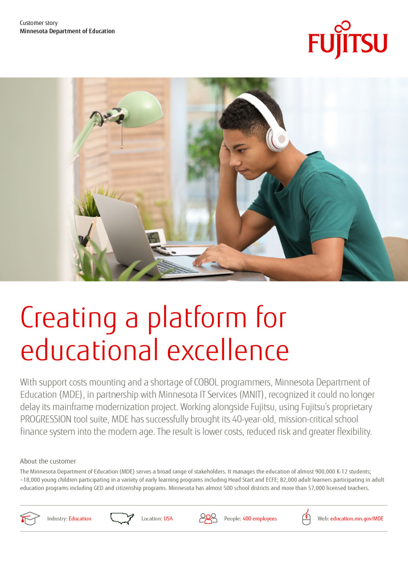 Minnesota Department of Education: Creating a Mainframe Platform for Educational Excellence