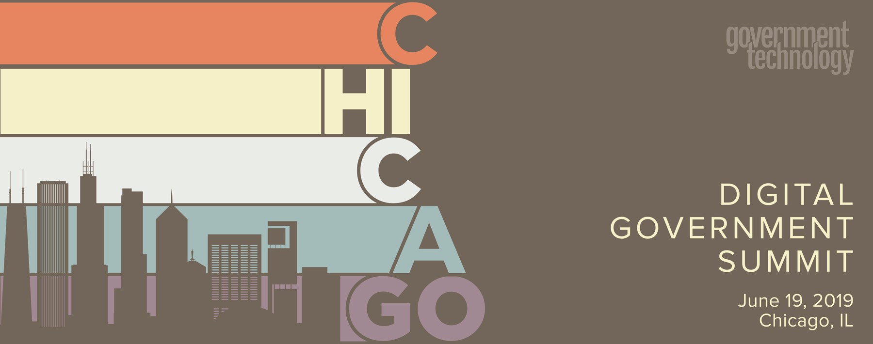 Chicago Digital Government Summit 2019 Banner