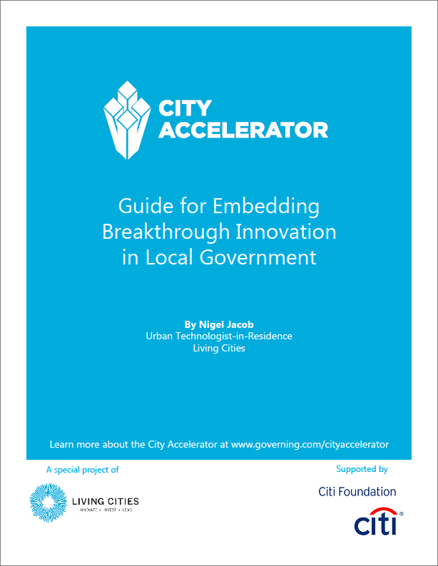 City Accelerator Guide for Embedding Breakthrough Innovation in Local Government
