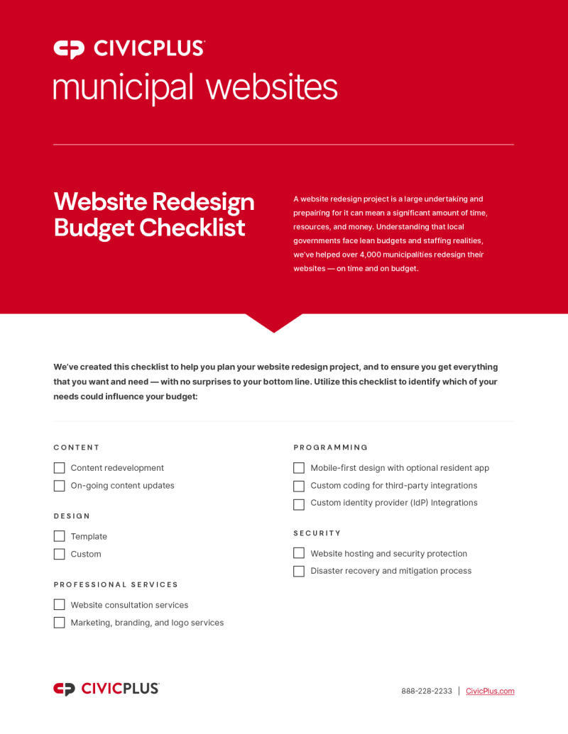 Website Redesign Toolkit: A Strategic Planning Guide for Local Governments