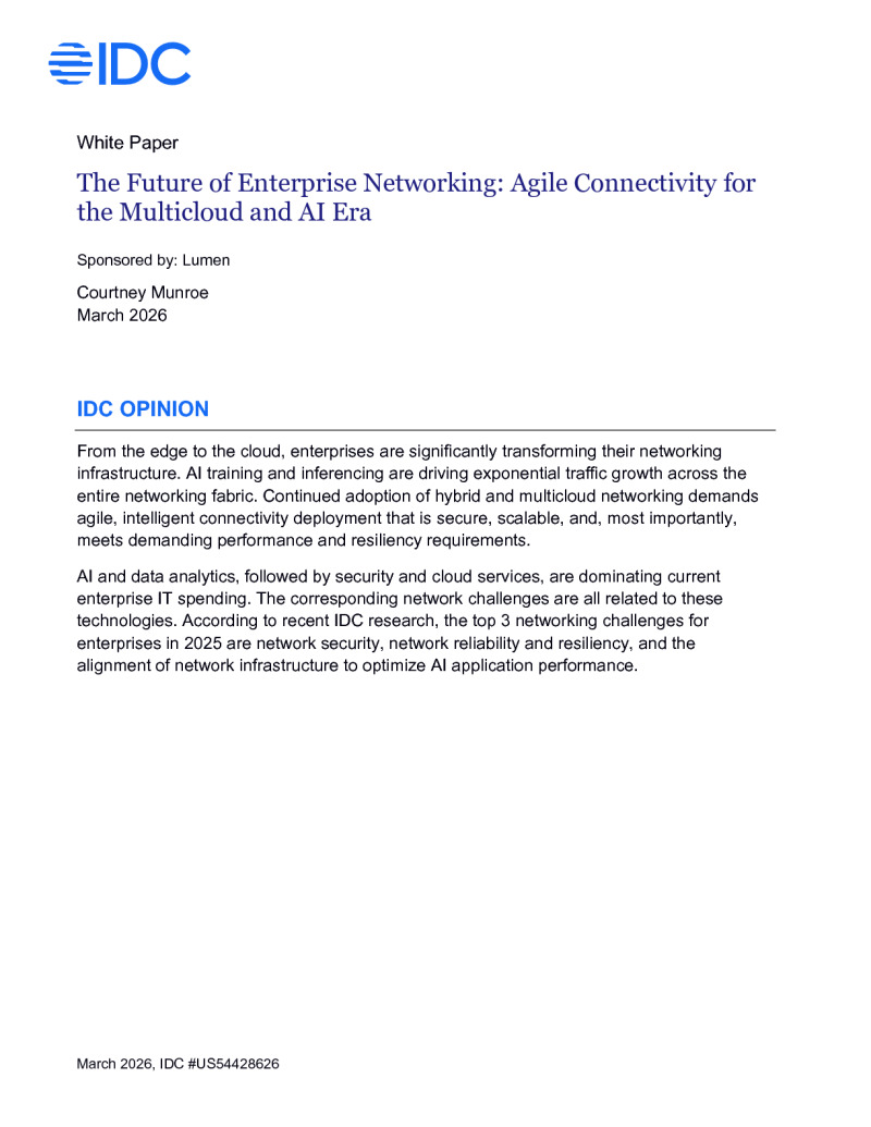 Connectivity for the Multicloud and AI Era