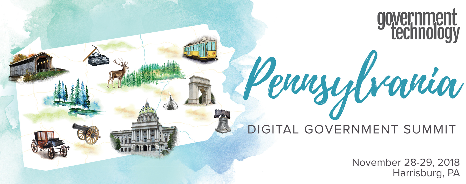 Pennsylvania Digital Government Summit 2018 Banner