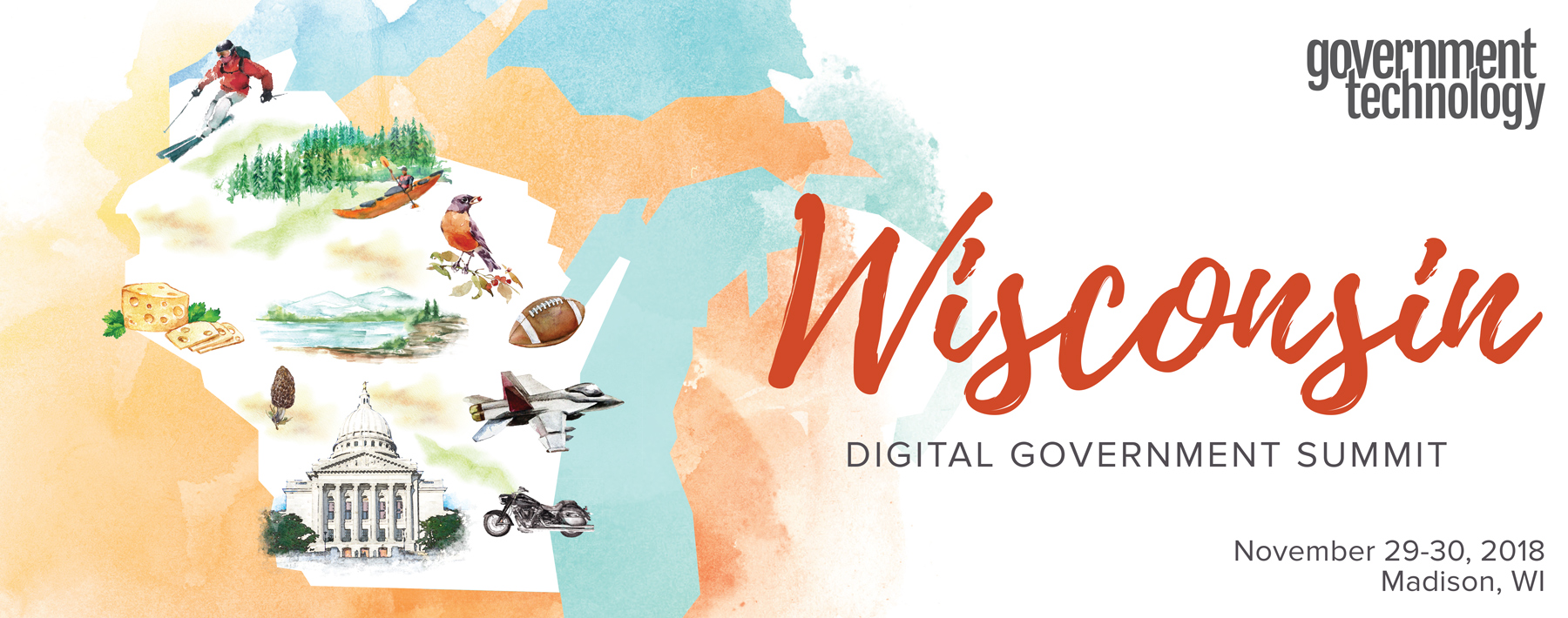 Wisconsin Digital Government Summit 2018 Banner
