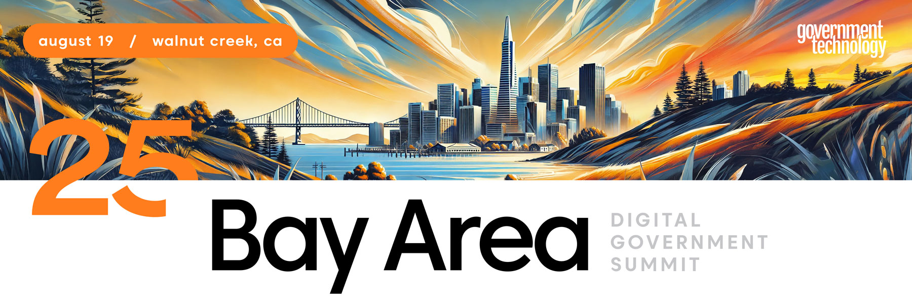 Bay Area Digital Government Summit 2025 Banner