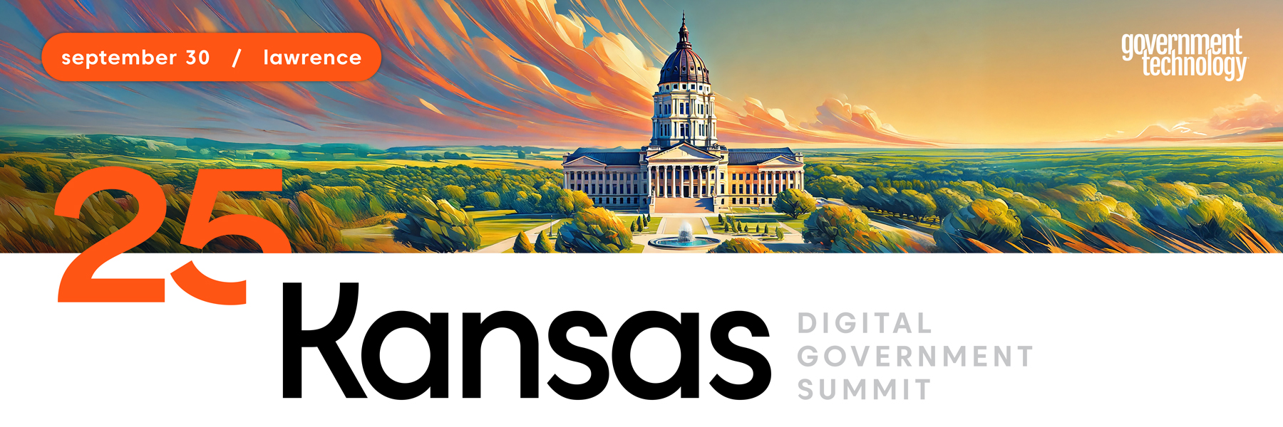 Kansas Digital Government Summit 2025 Banner