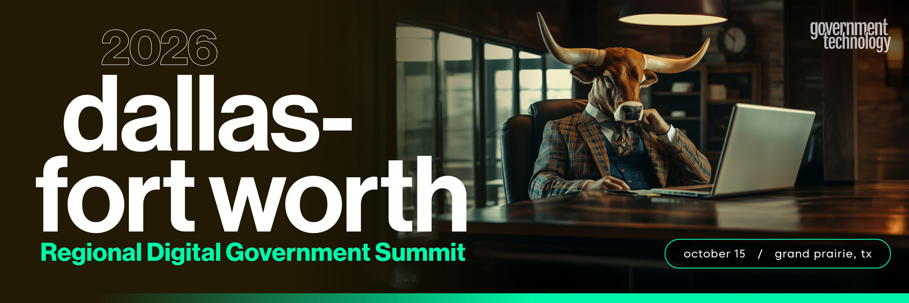Dallas/Fort Worth Regional Digital Government Summit 2026 Banner