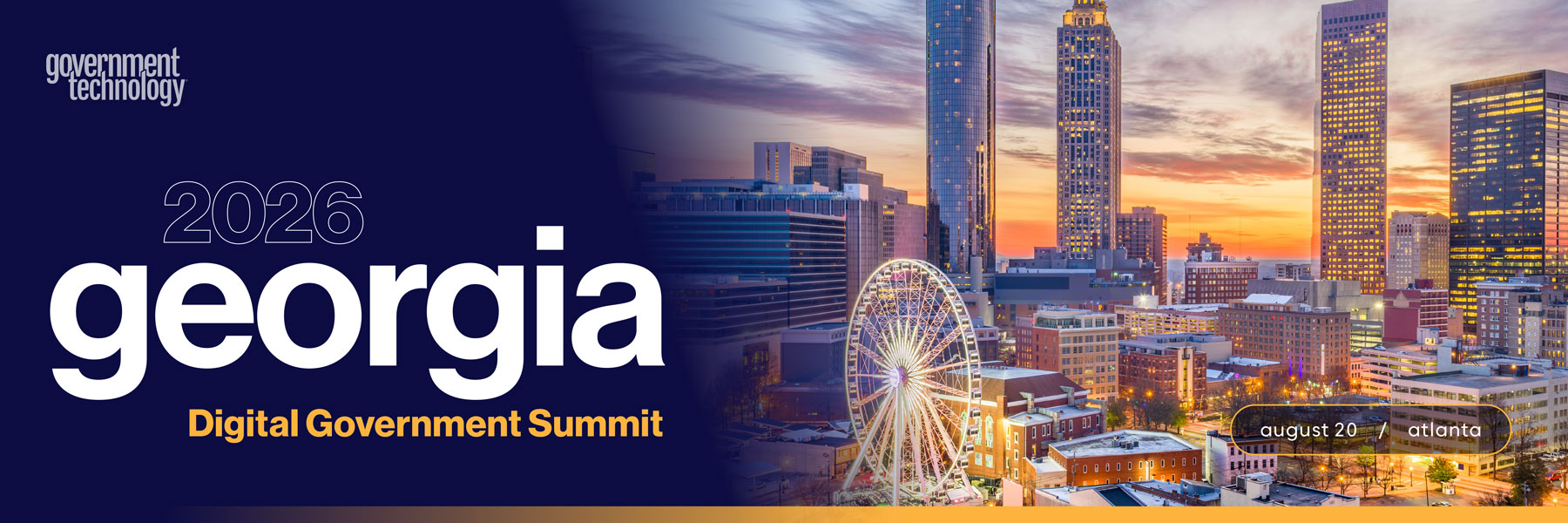 Georgia Digital Government Summit 2026 Banner