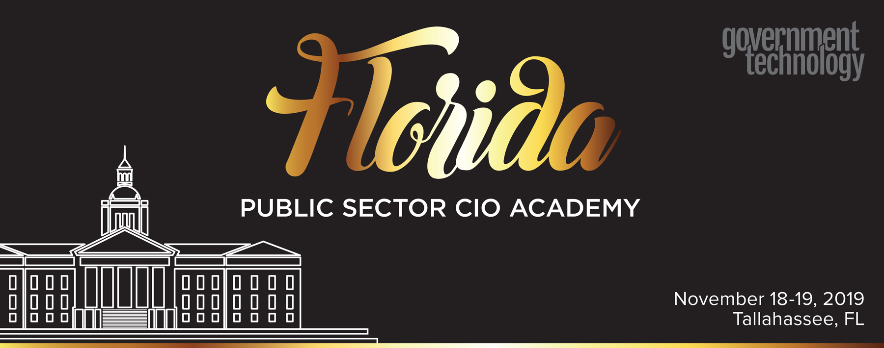 Florida Public Sector CIO Academy 2019 Banner