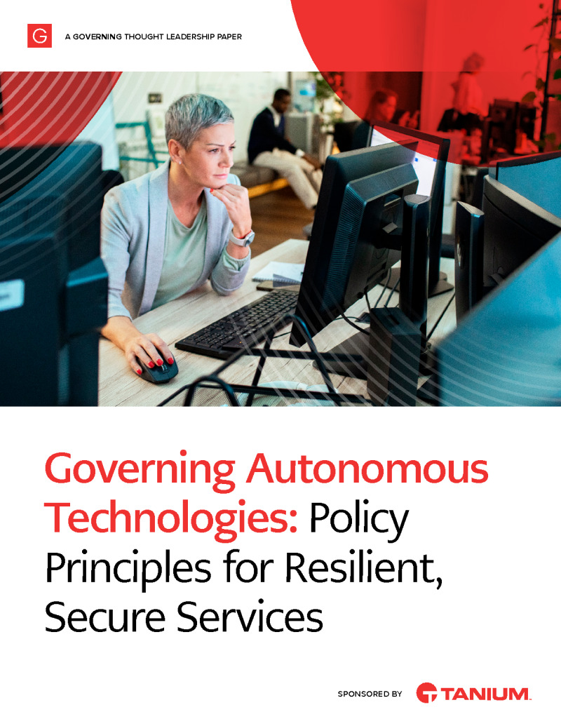 Governing Autonomous Technologies: Policy Principles for Resilient, Secure Services