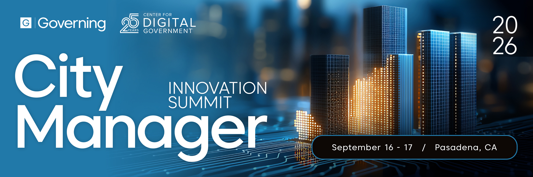 City Manager Innovation Summit 2026 Banner