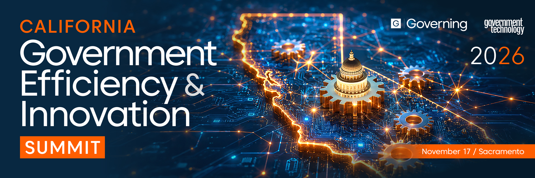 California Government Efficiency and Innovation Summit 2026 Banner