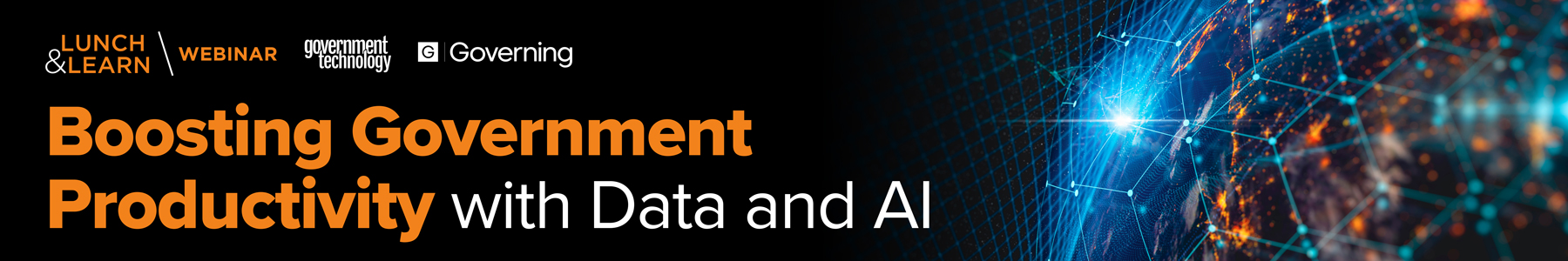 Boosting Government Productivity with Data and AI Banner