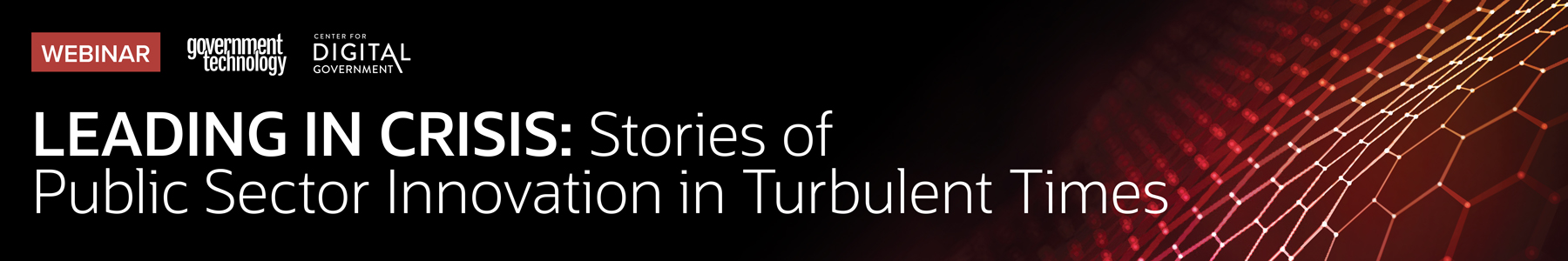 Leading in Crisis: Stories of Public Sector Innovation in Turbulent Times Banner