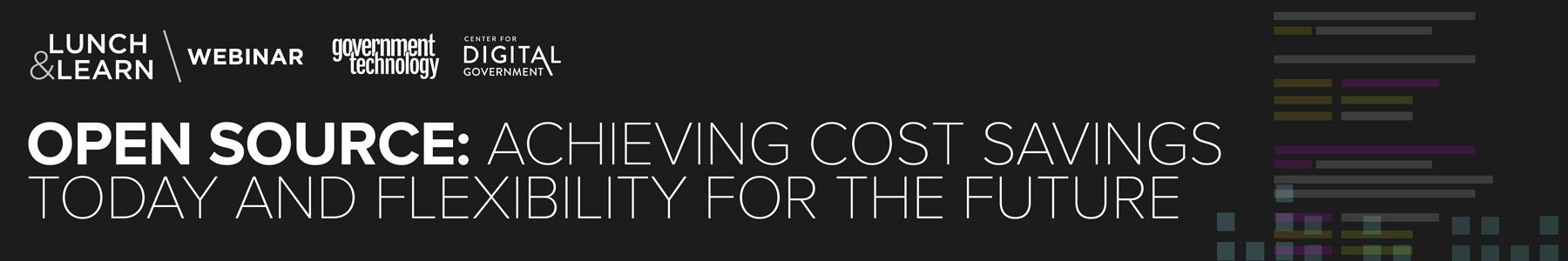 Open Source: Achieving Cost Savings Today and Flexibility for the Future