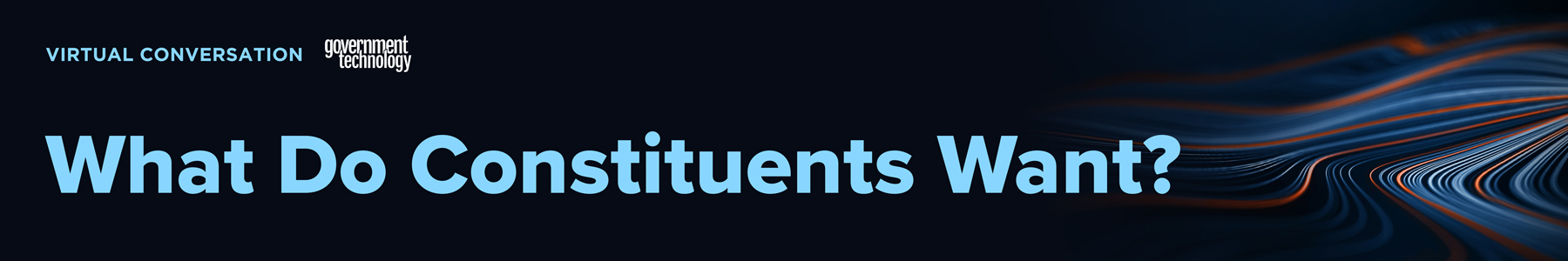 What Do Constituents Want? Banner