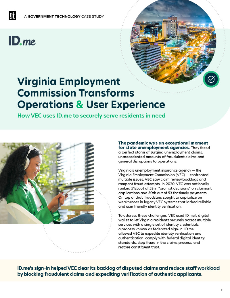 Virginia Unemployment Commission Transforms Operations & User Experience