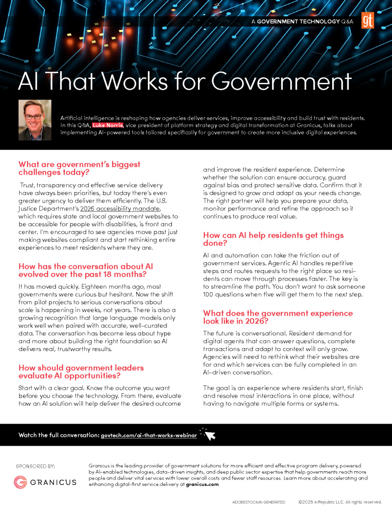 Q&A: AI That Works for Government