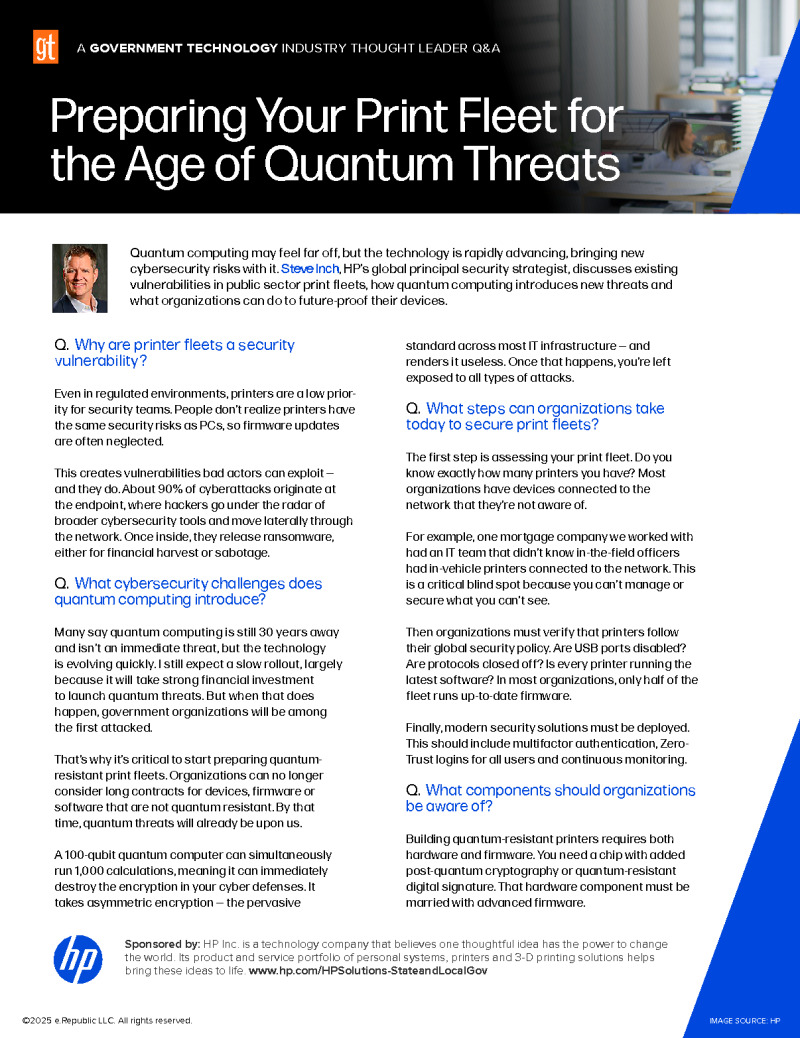 Preparing Your Print Fleet for the Age of Quantum Threats