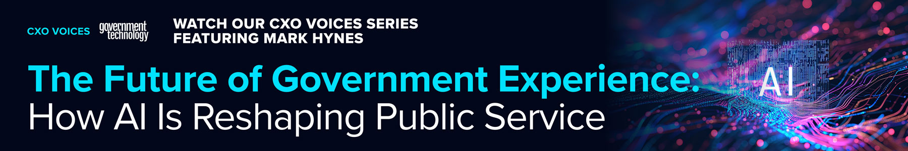 The Future of Government Experience: How AI Is Reshaping Public Service Banner