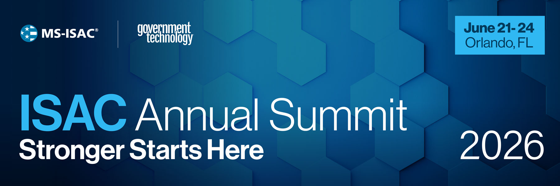 ISAC Annual Summit 2026 Banner