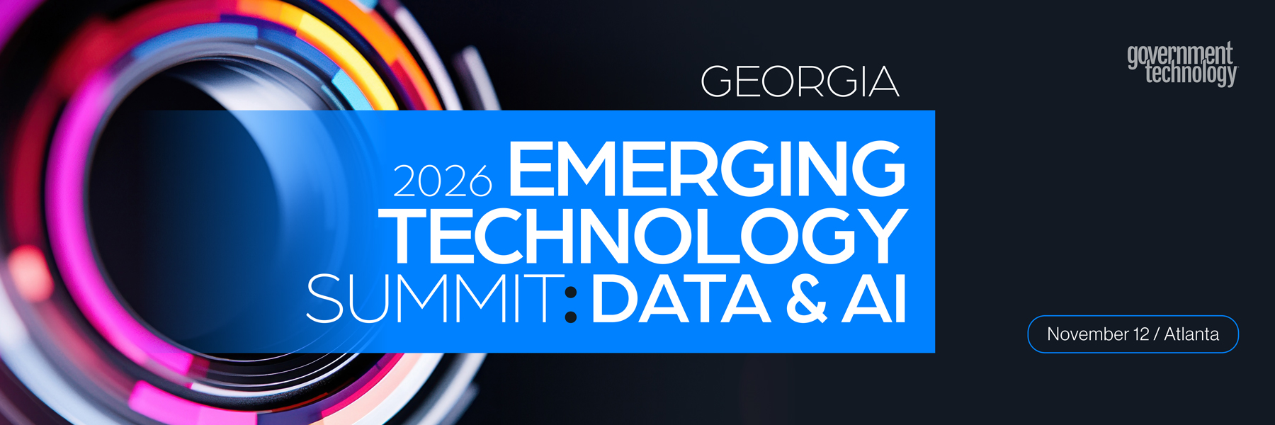 Georgia Emerging Technology Summit: Data & AI 2026 Banner