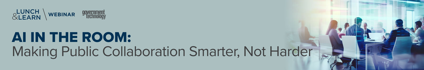 AI in the Room: Making Public Collaboration Smarter, Not Harder Banner
