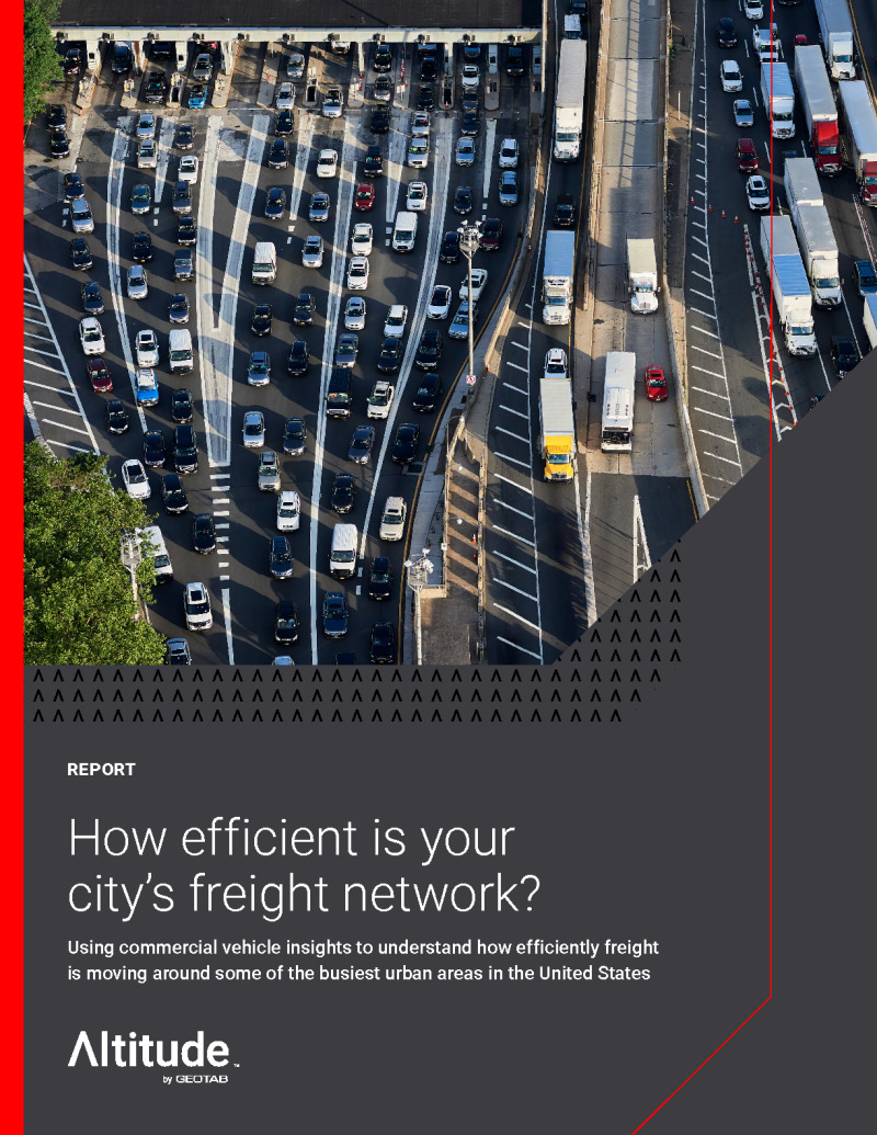 How efficient is your city's freight network?