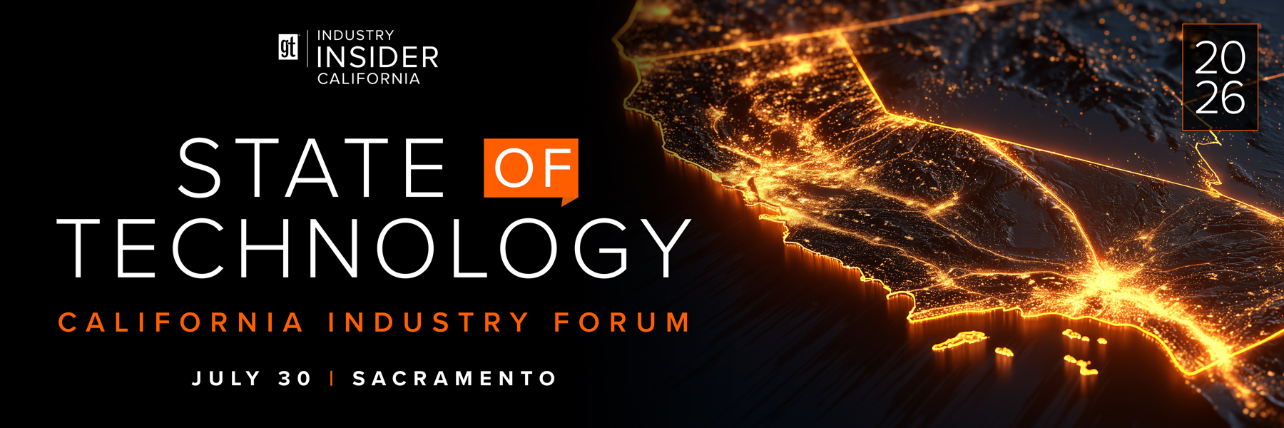 State of Technology - California Industry Forum 2026 Banner