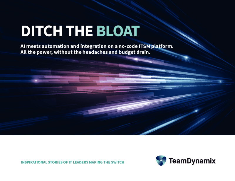 Ditch the Bloat: Simplify ITSM with AI and No-Code Automation
