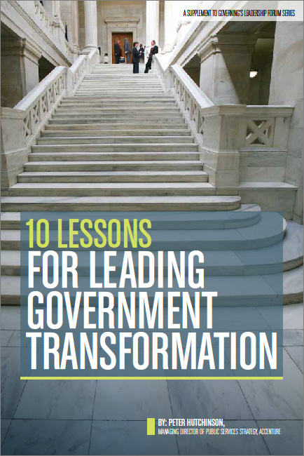 10 Lessons for Leading Government Transformation