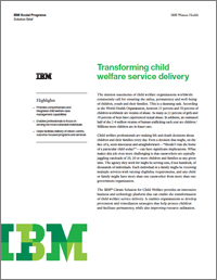 Transforming Child Welfare Service Delivery