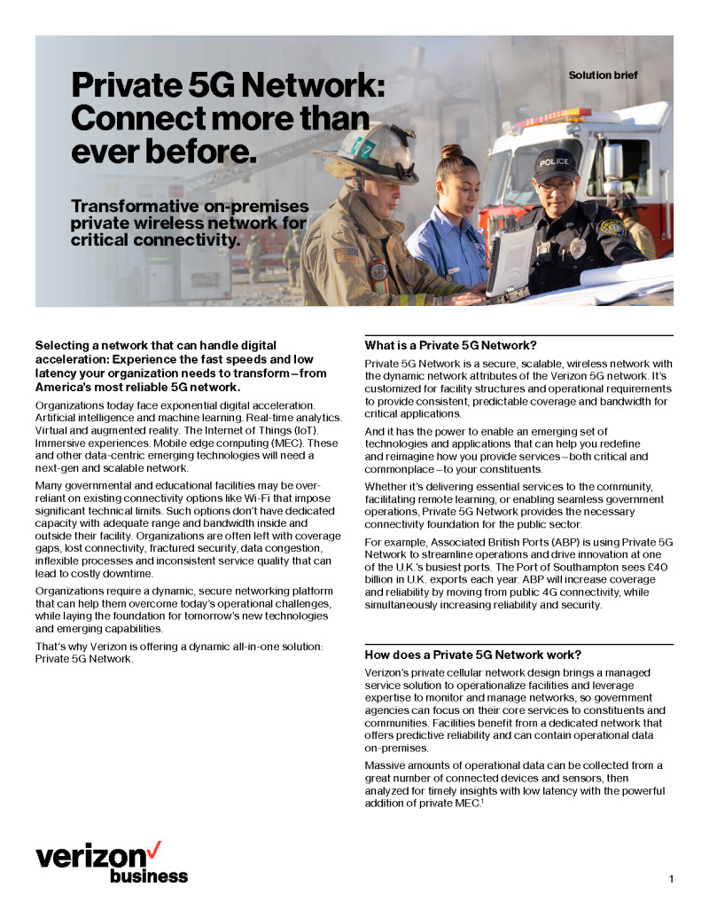 Private 5G Network: Connect More Than Ever Before